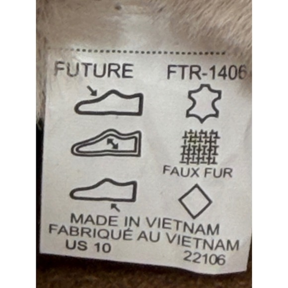 Taos Future FTR-1406 Womens 10 Suede Faux Fur Trim Clogs Mules Taupe Brown - Picture 11 of 11